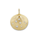 Fluted Shell Charm