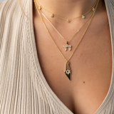 Israeli Map Necklace