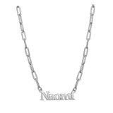 Paperclip Nameplate Necklace