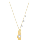 14k Diamond Israeli Map