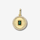 Fluted Gem Charm