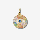Multicolored Evil Eye Charm