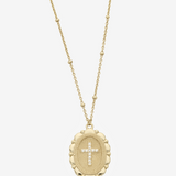 Cross Medallion Necklace