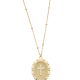 Cross Medallion Necklace