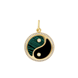 Enamel Yin Yang Charm