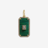 Enamel Tag Charm