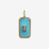 Enamel Tag Charm
