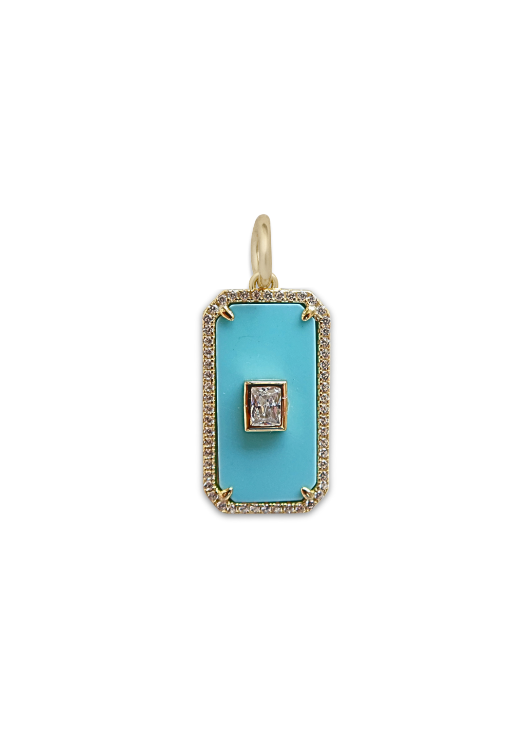 Enamel Tag Charm