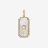 Enamel Tag Charm