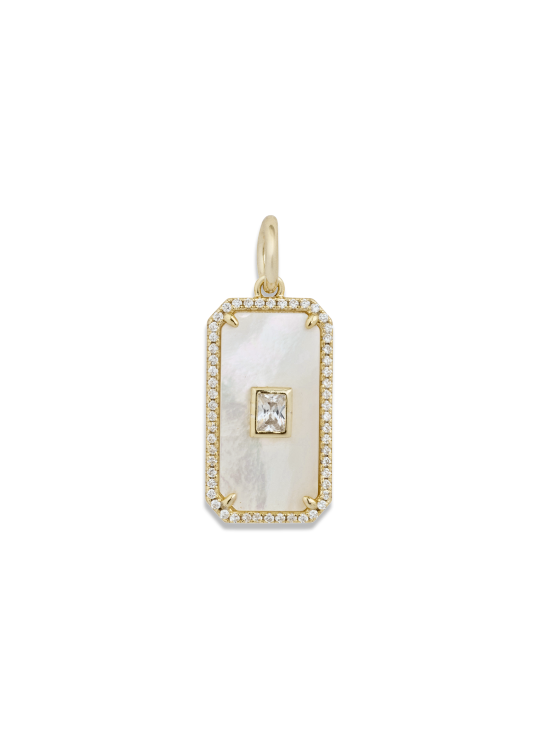 Enamel Tag Charm