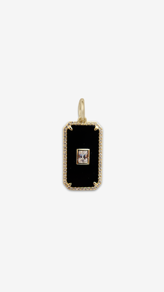 Enamel Tag Charm