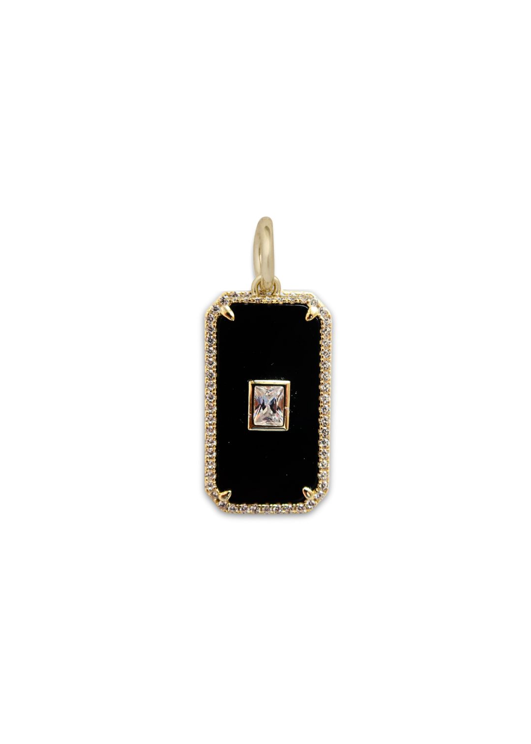 Enamel Tag Charm