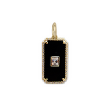 Enamel Tag Charm
