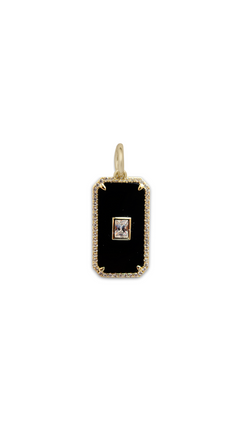 Enamel Tag Charm