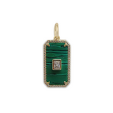 Enamel Tag Charm