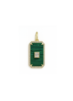 Enamel Tag Charm