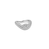 Fluted Carson Pinky Ring