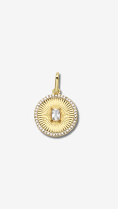 Fluted Gem Charm