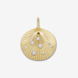 Fluted Shell Charm