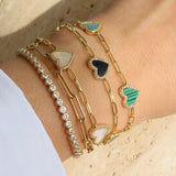 Lottie Heart Bracelet