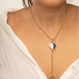Two Toned Heart Charm
