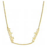 Multi Nameplate Necklace