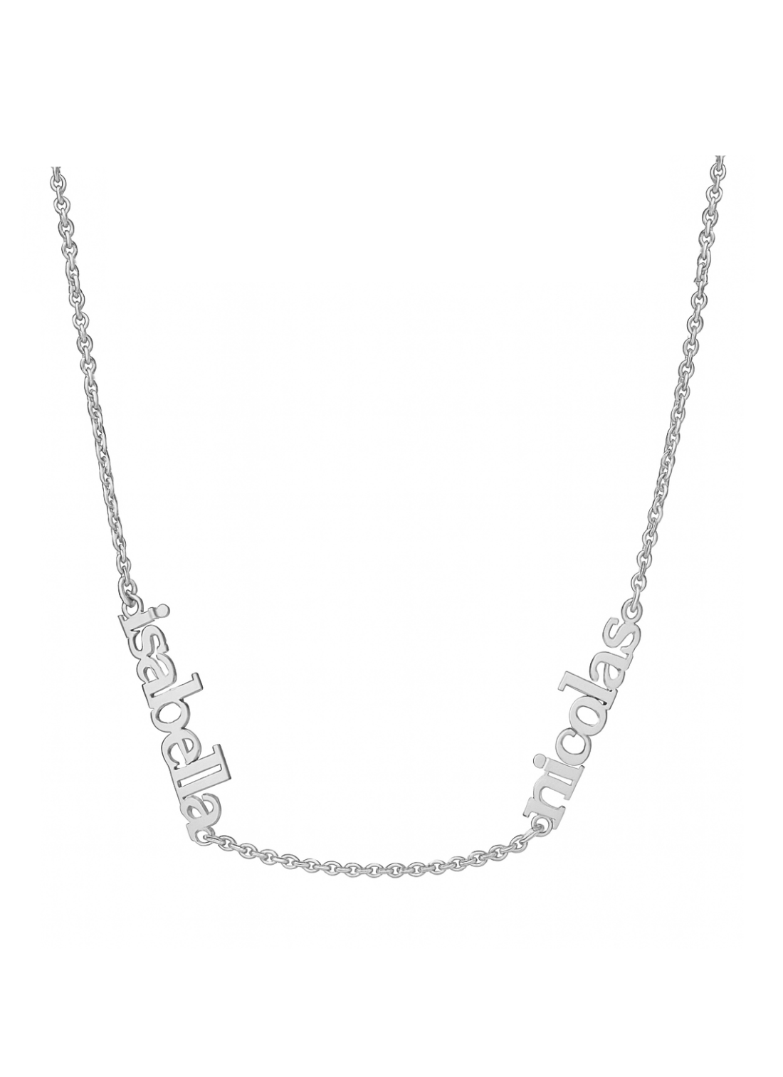 Multi Nameplate Necklace