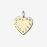 Solid Heart Charm