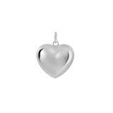 Small Puffed Heart Charm