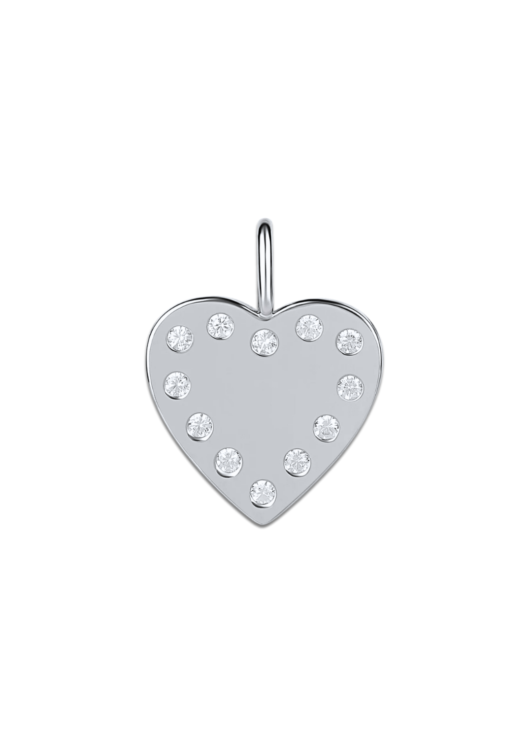 Solid Heart Charm