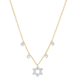 Two Toned Star of David Necklace