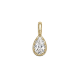 Semi Bezel Gem Charm