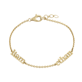Multi Nameplate Bracelet
