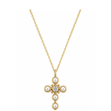 Pearl Cross Necklace